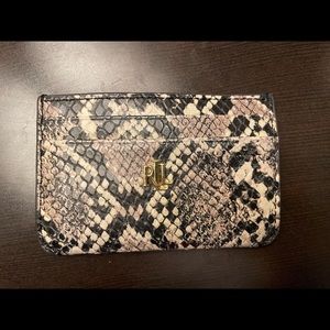Snakeprint Card Holder